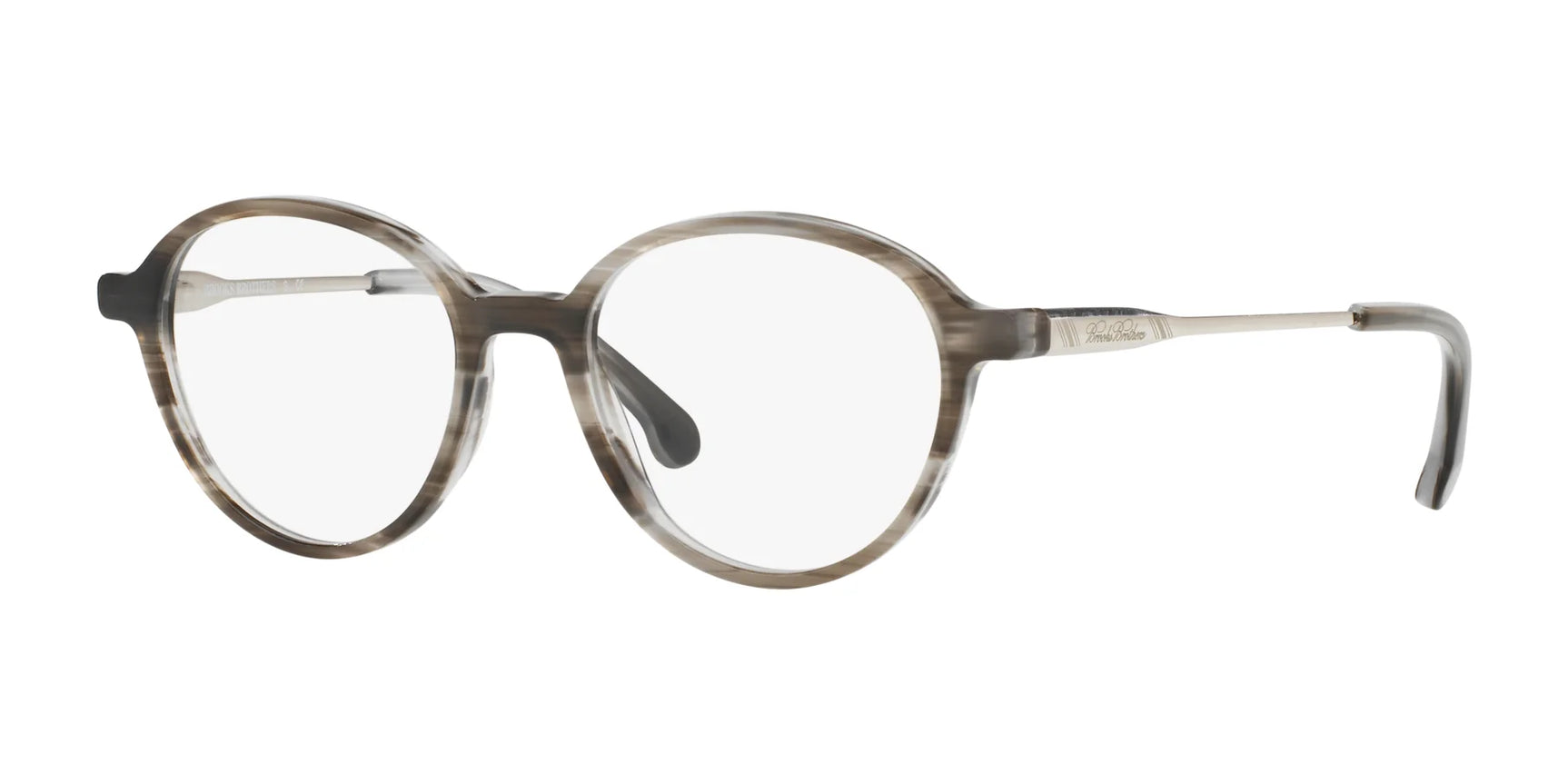 Brooks Brothers BB2035 Eyeglasses Grey Horn / Silver