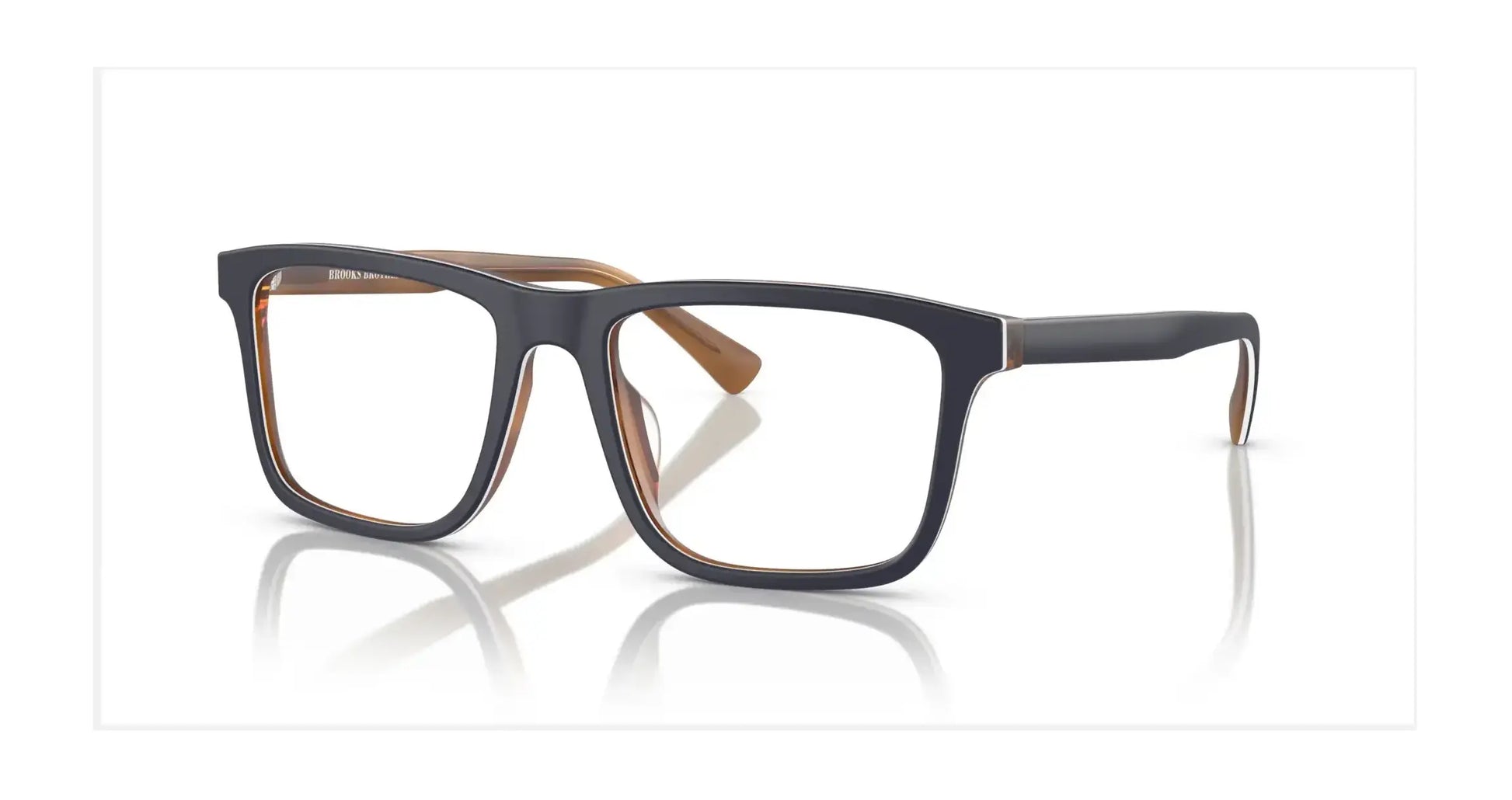 Brooks Brothers BB2062U Eyeglasses Matte Navy Laminate