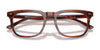 Brooks Brothers BB2067U Eyeglasses | Size 53 / Amber Horn №6038
