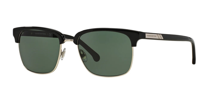 Brooks Brothers BB4021 Sunglasses | Size 53 / Gold / Black / Solid Green (3N 14.0%) №600071