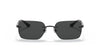 Brooks Brothers BB4058 Sunglasses / Matte Black №100987 / Solid Gray (3N 10%) / Size 56