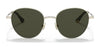 Brooks Brothers BB4059 Sunglasses | Size 52 / Shiny Light Gold №101282 / Solid Green (3N 10.5%)