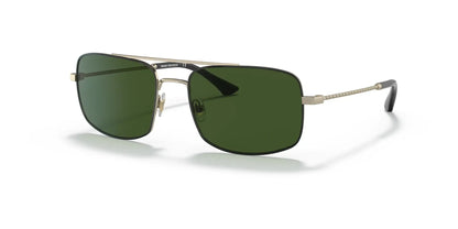 Brooks Brothers BB4060 Sunglasses Matte Light Gold / Solid Green