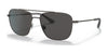 Brooks Brothers BB4061 Sunglasses | Size 57 / Matte Gunmetal / Solid Grey (3N 9.9%) №101687