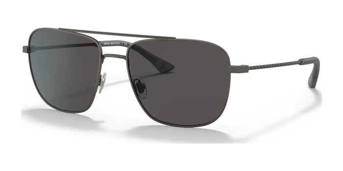 Brooks Brothers BB4061 Sunglasses | Size 57 / Matte Gunmetal / Solid Grey (3N 9.9%) №101687