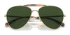 Brooks Brothers BB4062 Sunglasses | Size 59 / Matte Gold №103371 / Green Solid (3N 9.4%)