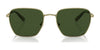 Brooks Brothers BB4063 Sunglasses | Size 55 / Matte Vintage Gold / Green Solid (3N 9.4%) №103671