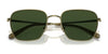 Brooks Brothers BB4063 Sunglasses | Size 55 / Matte Vintage Gold / Green Solid (3N 9.4%) №103671