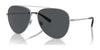 Brooks Brothers BB4064 Sunglasses | Size 60 / Matte Silver №103287 / Dark Grey Solid (3N 9.3%)