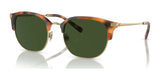 Brooks Brothers BB4065 Sunglasses Gold / Dark Tortoise / Green Solid