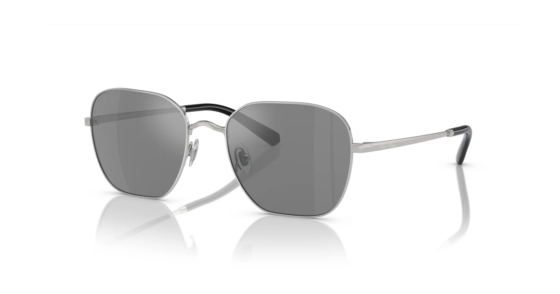 Brooks Brothers BB4066 Sunglasses Shiny Silver / Gunmetal Mirror