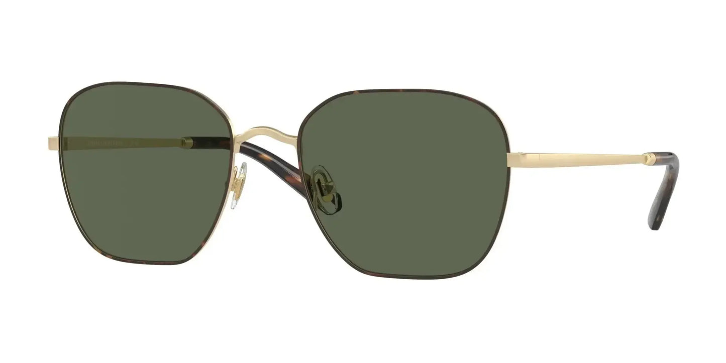 Brooks Brothers BB4066 Sunglasses Light Gold / Dark Tortoise / Solid Dark Green