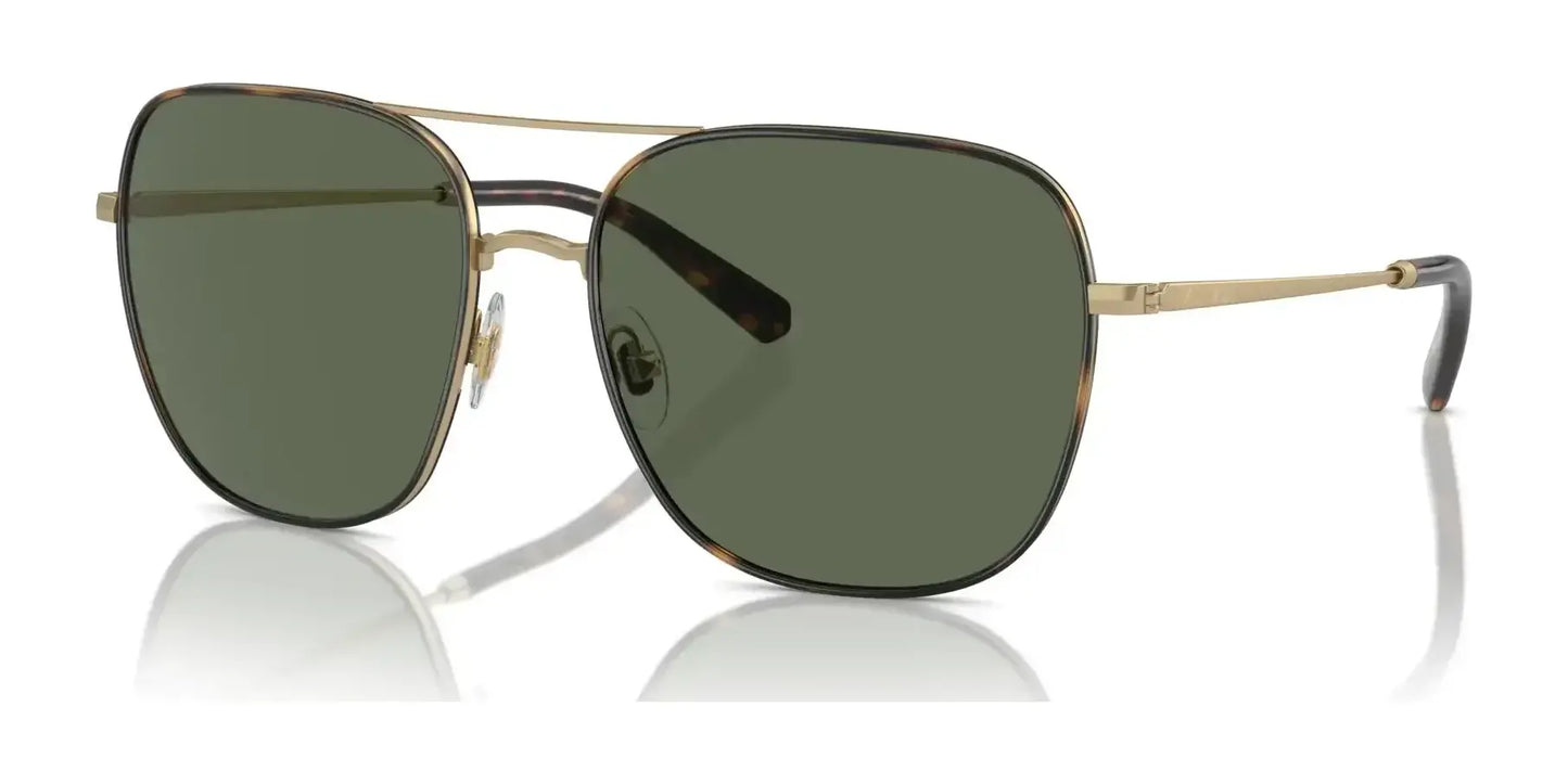 Brooks Brothers BB4067J Sunglasses Light Gold / Solid Dark Green