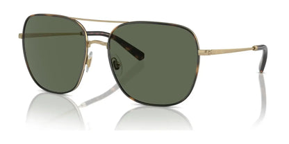Brooks Brothers BB4067J Sunglasses Light Gold / Solid Dark Green