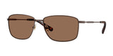 Brooks Brothers BB4069 Sunglasses Matte Bronze / Dark Brown