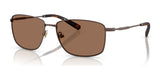 Brooks Brothers BB4069 Sunglasses Matte Bronze / Dark Brown