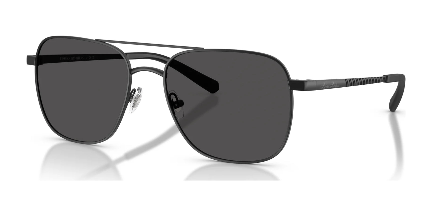 Brooks Brothers BB4070 Sunglasses Matte Black / Dark Grey Solid