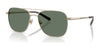 Brooks Brothers BB4070 Sunglasses | Size 57 / Matte Gold / Dark Green Solid (3N 10%) №10263H