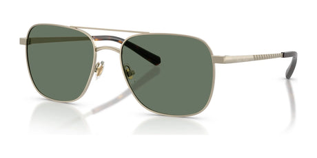 Brooks Brothers BB4070 Sunglasses Matte Gold / Dark Green Solid