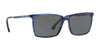 Brooks Brothers BB5038S Sunglasses | Size 58 / Navy Horn / Solid Grey Blue (3N 11%) №614087
