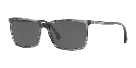 Brooks Brothers BB5038S Sunglasses Black Horn / Solid Grey