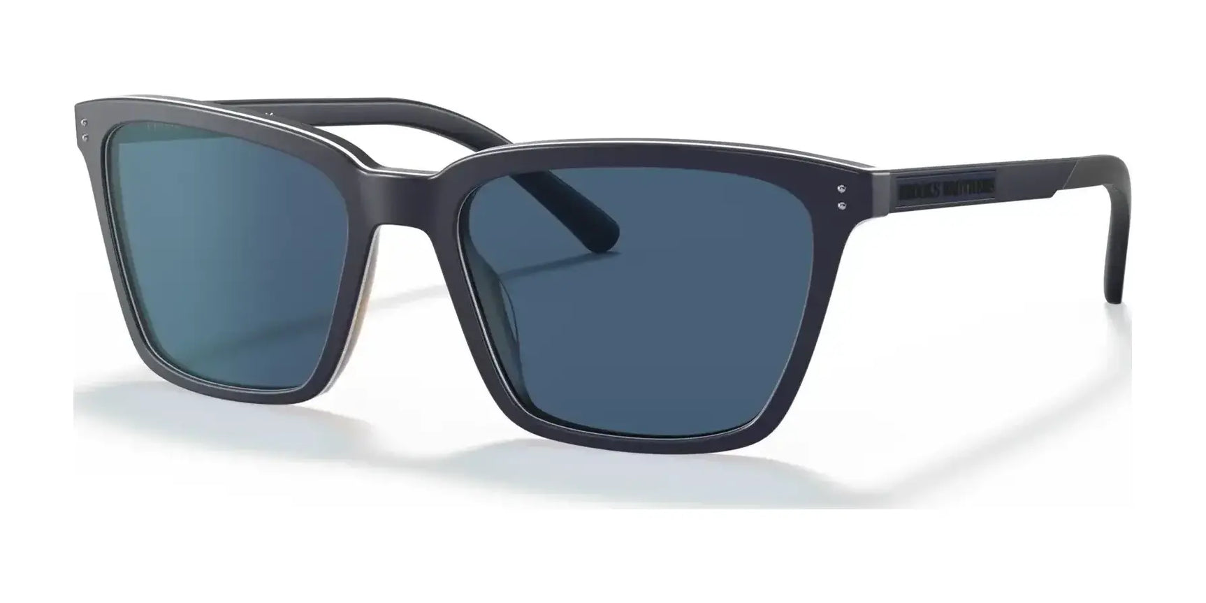 Brooks Brothers BB5043 Sunglasses Navy Laminate / Solid Dark Navy