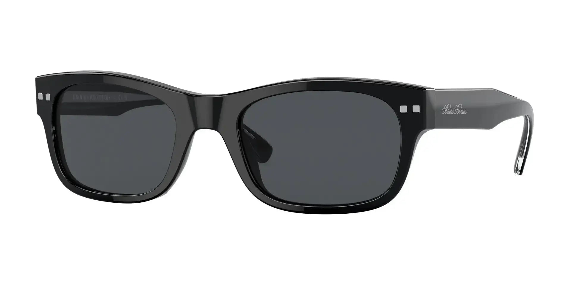 Brooks Brothers BB5047 Sunglasses Shiny Black / Dark Grey Solid
