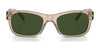 Brooks Brothers BB5047 Sunglasses | Size 54 / Transparent Brown / Green Solid (3N 9.4%) №615571