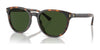 Brooks Brothers BB5050U Sunglasses | Size 55 / Tortoise / Solid Dark Green (3N 9.4%) №616171