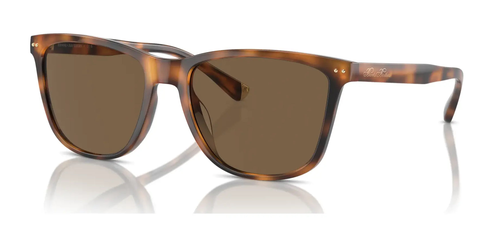 Brooks Brothers BB5052U Sunglasses Warm Tortoise / Dark Brown