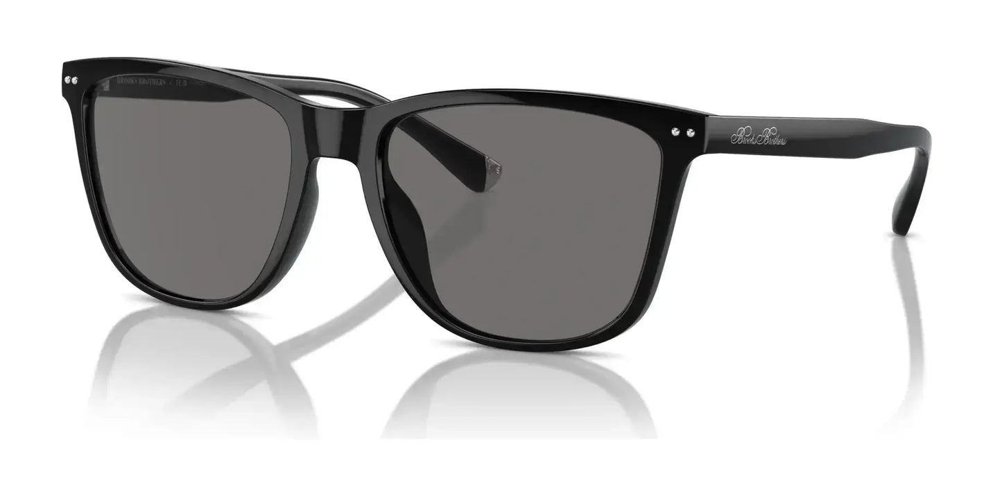 Brooks Brothers BB5052U Sunglasses Black / Dark Grey Solid Polar