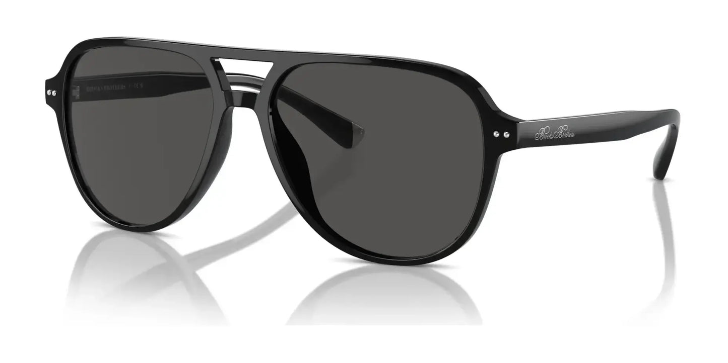 Brooks Brothers BB5053U Sunglasses Black / Dark Grey Solid
