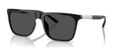 Brooks Brothers BB5055U Sunglasses Black / Dark Grey Solid