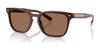 Brooks Brothers BB5057U Sunglasses | Size 57 / Bordeaux Transparent / Solid Brown (3N 9%) №617273