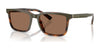 Brooks Brothers BB5058U Sunglasses | Size 56 / Olive/Tortoise / Dark Brown (3N 14.5%) №607573