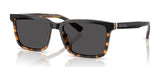 Brooks Brothers BB5058U Sunglasses Black / Tortoise / Dark Grey Solid