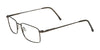 Cargo C5018 Eyeglasses with Clip-on Sunglasses | Size 54 / Satin Bronze