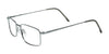 Cargo C5018 Eyeglasses with Clip-on Sunglasses | Size 54 / Satin Dim Grey