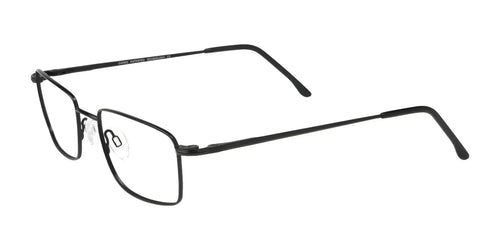 Cargo C5018 Eyeglasses with Clip-on Sunglasses / Size 54 / Matt Black
