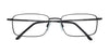 Cargo C5018 Eyeglasses with Clip-on Sunglasses | Size 54 / Matt Black