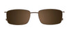 Cargo C5018 Eyeglasses with Clip-on Sunglasses | Size 54 / Clip Only (Color №010)
