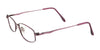 Cargo C5026 Eyeglasses with Clip-on Sunglasses | Size 52 / Shiny Light Pink