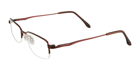 Cargo C5027 Eyeglasses with Clip-on Sunglasses Satin Burgundy