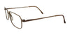 Cargo C5033 Eyeglasses with Clip-on Sunglasses | Size 56 / Satin Chocolate