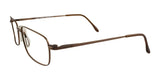 Cargo C5033 Eyeglasses with Clip-on Sunglasses Satin Chocolate