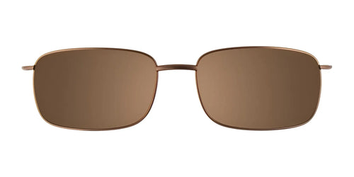 Cargo C5033 Eyeglasses with Clip-on Sunglasses / Size 56 / Satin Chocolate
