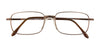 Cargo C5033 Eyeglasses with Clip-on Sunglasses | Size 56 / Satin Chocolate