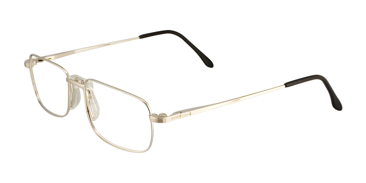 Cargo C5033 Eyeglasses with Clip-on Sunglasses Satin Silver