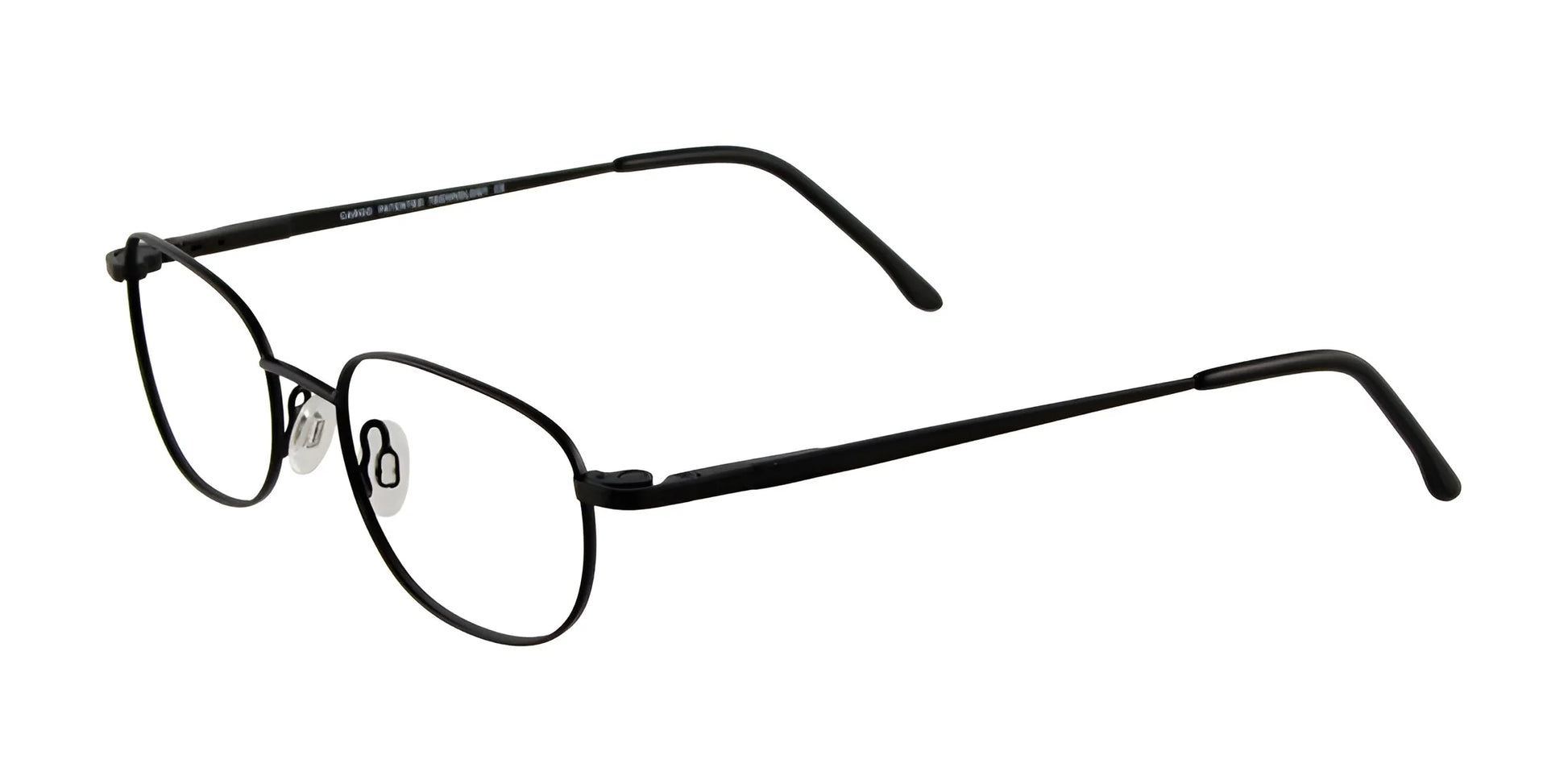 Cargo C5034 Eyeglasses with Clip-on Sunglasses Matt Black