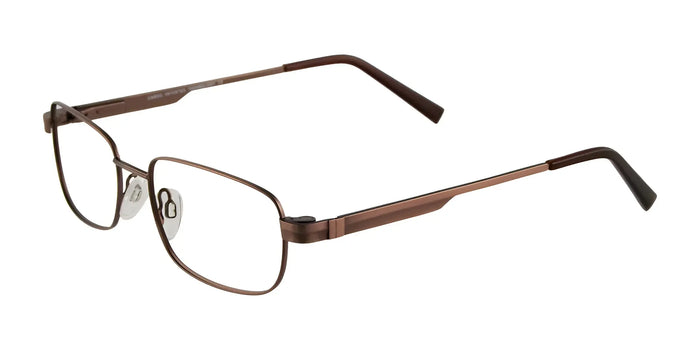 Cargo C5035 Eyeglasses with Clip-on Sunglasses | Size 54 / Matt Bronze